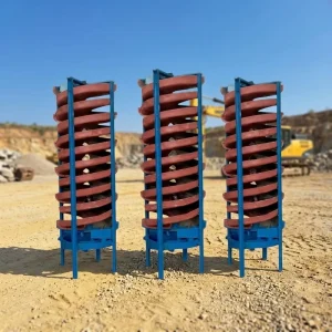 Gold Tailings Beneficiation and Separation Equipment Spiral Chutes for Placer Gold Processing