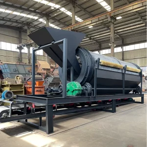 Gold Trommel Screen Mini Portable Mobile Wash Plant 1-3t/h AC Motor Sand Gravel Recycling 1 Year Warranty