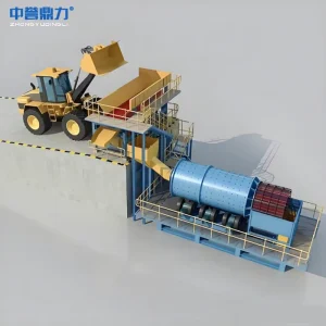 Gold Trommel Wash Plant Gold Ore Processing System Rock Crushers Ball Mill Customized Gold Concentrating Machine