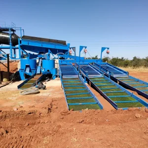 Gold Washing Plant Small Capacity Gold Mining Project in Africa