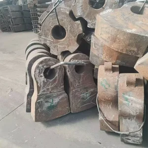 Golden Casting High Manganese Steel Casting Wear resisting Hammer Head for Ore Mining Hammer Mill Crusher 1kg