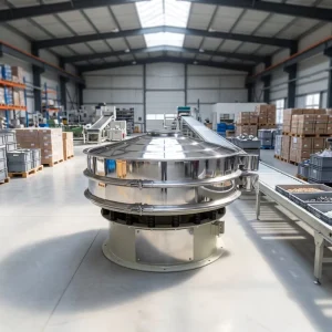 Grain Processing Vibrating Screen with Motor for Food Processing Wheat Corn Seed Cleaning