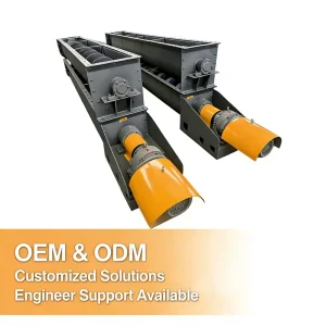 Gravel Auger High Capacity Carbon Steel Screw Conveyor for Mineral Transportation