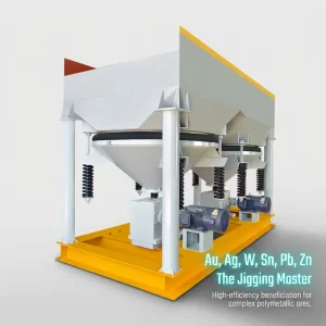 Gravity Mineral Separator Mining Machinery Jigging Concentrator for Sorting Gold