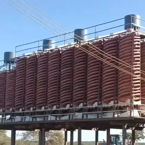 Gravity Separation Spiral Chute for Tailings Separator for Barite and Fluorite Tailings Gravity Separation of Ilmenite