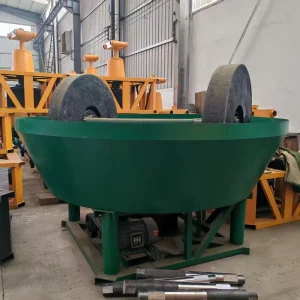 Grinding Gold Mining Machinery Plant Small Round Roller Mill Wet Pan Mill From China