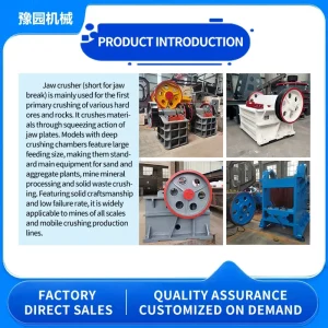 Ground Stone and Small Rocks with a Processing Capacity Suitable for Mining Applications