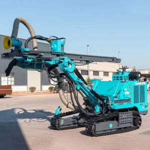 HFT500+ Portable Hydraulic 30m Drilling Rig Machine Surface Blast Hole Mining Rock DTH Separated Gear Motor Core for Blast Hole