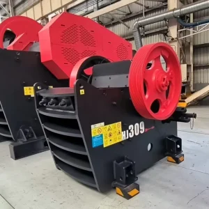 HJ309 Jaw Crusher 105-390 T/H Stone Crushing Machine for Limestone Granite Ore 90kw AC Motor Adjustable Discharge Size