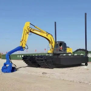 HK150SD 15Ton Amphibious Excavator Sand Dredging Machine for Sale