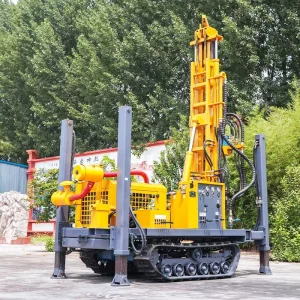 HQZ180L 180m Depth Crawler Mounted Diesel Engine Borehole Pneumatic Rock Drilling Rig Water Well Drilling Rig Machine