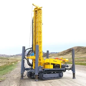 HQZ260L Pneumatic Water 260m Deep Hole Drill 76kW High Power 30℃~50℃ Weather Resistant For Mountain Desert Farm