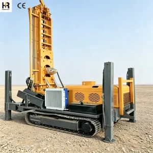 HR 500Y Crawler Mounted Pneumatic Water Well Drill Rig 500m Deep Drilling for Irrigation Domestic Water and Geothermal Projects