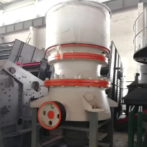 HST100 Single Cylinder Hydraulic Cone Crusher 85-170t/h Capacity Laminated Crushing High-Manganese Steel Wear Parts