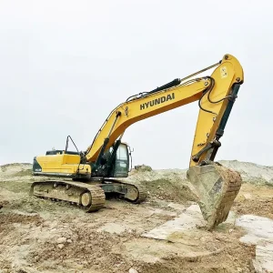 HYUNDAI Mining Excavators R385LVS 38Ton Large Excavator Machine Used Excavators