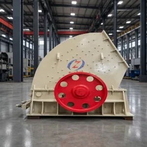 Hammer Mill Crusher Machine Industrial Grinding Equipment with Automatic Screw Feeder and Built in Magnetic Separator