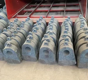 Hammer Mill Crusher Metal Crusher High Manganese Wear Parts Shredder Hammer