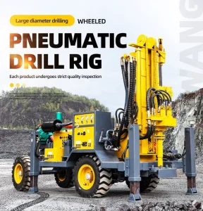 Harkon Traction Pneumatic Drilling Rig Borehole Drilling Machine 200m 500m Water Drilling Machine