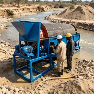 Heavy Duty 200 Tons Per Hour Gold Washing Plant Alluvial Gold Ore Washing Separator for Large Scale Mining