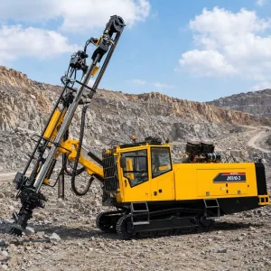Heavy Duty 28m Deep Mining Blast Hole Drilling Rig Equipment Hydraulic Dust Removal System Anti-slip Crawler for Open Pit Mine