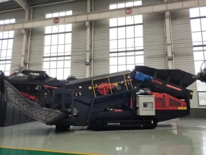 Heavy Duty Crawler Mobile Screening Station 100 300TPH Portable Track Screening Plant Intelligent Control Stable Operation