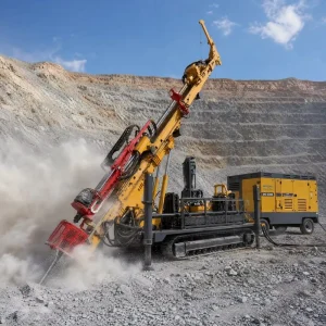 Heavy Duty Crawler Mounted RC Drilling Rig 1000m Deep for Mineral Exploration
