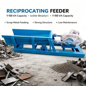 Heavy Duty Double Layer Reciprocating Feeder K Type Coal Ore Feeding Equipment