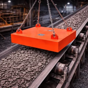 Heavy Duty Electromagnet Separator System for Mining Material Handling Customizable Industrial Iron Separation Solution