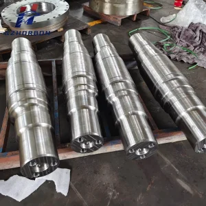 Heavy Duty Forged Steel Main Shaft Assembly for Cone Crusher Precision Machined Spindle Replacement for Rock Mining Machinery