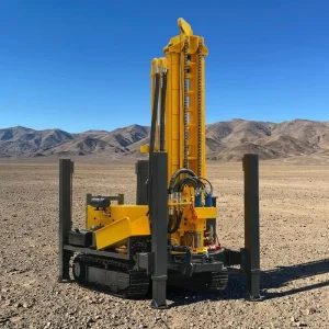 Heavy Duty Full Hydraulic DTH Crawler Drill Rig Hard Rock Water Borehole Machine for Mine Water Exploration