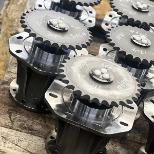 Heavy Duty Hub Sprocket Mining Chain Sprocket Double-row Sprocket Flanged Hub Sprocket Steel Drive Sprocket for Excavator OEM