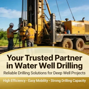 Heavy Duty Hydraulic Core Drilling Rig for Water Wells & Mining Diesel Powered Truck Mounted 600 2000M Depth