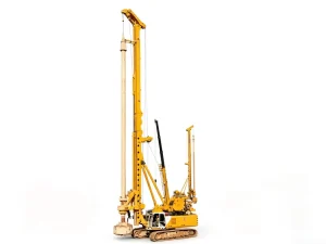 Heavy Duty Hydraulic Rotary Drilling Rig KR220 Horizontal Directional Drilling Machine Gear Pump 2500mm Diameter Max.86m Depth