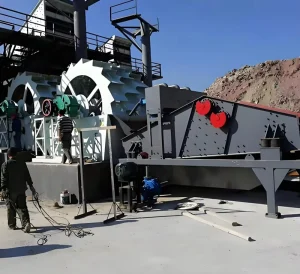 Heavy Duty Industrial Integrated Fine Sand Dewatering and Recycling Washing Machine with Gear and AC Motor