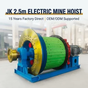 Heavy Duty Jk 2.5m Electric Mine Hoist Single Drum Motor for Mining Construction Factory Direct with Warranty