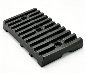 Heavy Duty Large Crusher Jaw Plate OEM Oversized Mining Machinery Wear Parts Custom Manufacturing