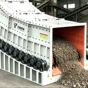 Heavy Duty Linear Roll Grizzly Screen for Pre-Screening Before Double Roller Crusher Mining Rock Stone