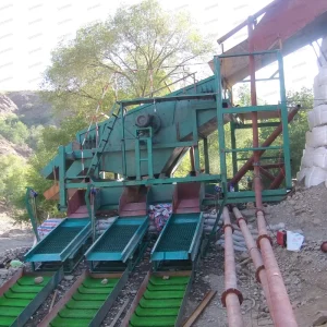 Heavy Duty Linear Vibrating Screen, Anti Clogging, 150tph High Efficiency for Wet Ore Sorting Africa