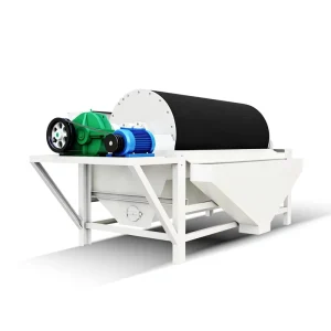 Heavy Duty Magnetic Separator for Mineral Steel Iron Separation PLC Controlled High Capacity Construction Use with Engine