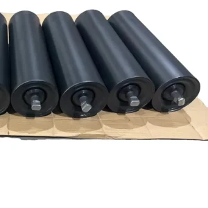 Heavy Duty Manual Production Line Conveyor Roller Carbon Steel Material for Logs Mining 1000kg Load Capacity