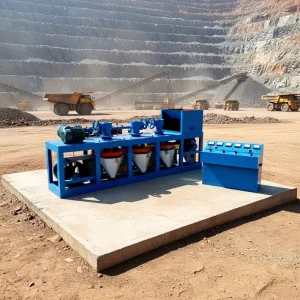 Heavy Duty Mineral Sorting Equipment High Intensity Magnetic Field Three Disk Magnetic Separator