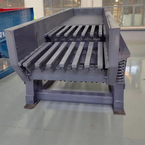Heavy Duty Mining Grizziy Feeder with AC Motor PLC Gearbox Bearing Engine for Coal Limestone Stone with 1 Year Warranty