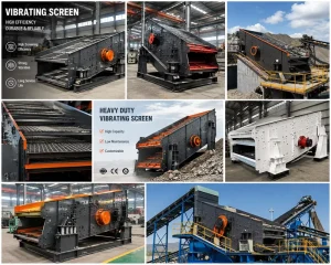 Heavy Duty Mining Vibrating Screen Machine for Quarry Aggregate Coal Stone Crushing Screening Equipment