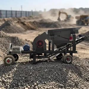 Heavy Duty Mobile Hammer Crusher Machine for Stone Rock Ore Crushing Quarry Construction Aggregate High Production
