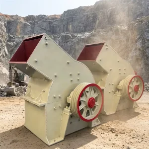 Heavy Duty Mobile Stone Crushing Machine 20T/H Limestone Hammer Crushing Equipment