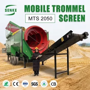 Heavy Duty Mobile Trommel Screen MTS2050 Soil Sieves Rotary Compost Stone Equipment for Sale