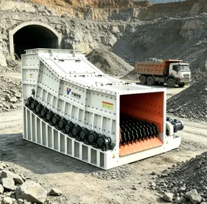 Heavy Duty Motorized Roller Screen with Gearbox and Bearing for Pre Screening High Moisture Ore Self Cleaning Mining
