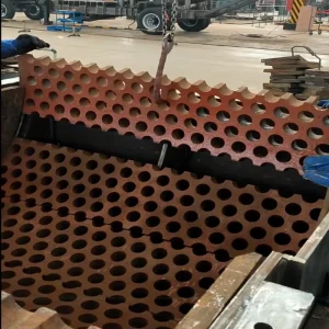 Heavy Duty PC 1216 Screen Plate High Chrome Manganese Crusher Sieve Plate for Abrasive Wear