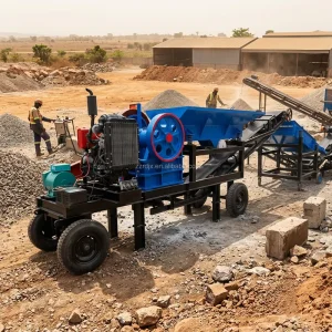 Heavy Duty Primary Jaw Crusher Stone Crushing Machine Mobile Complete Crushing Screening Plant for Africa Southeast Asia Market
