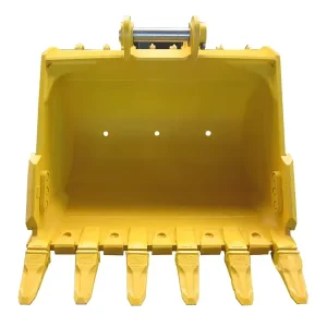 Heavy Duty Rock Bucket With 0.75m Capacity And 16mm Double Bottom Plate For 15 Ton Excavator Mining